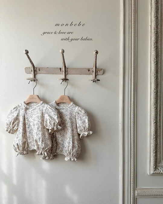 予約[monbebe]Glass flower glory suit