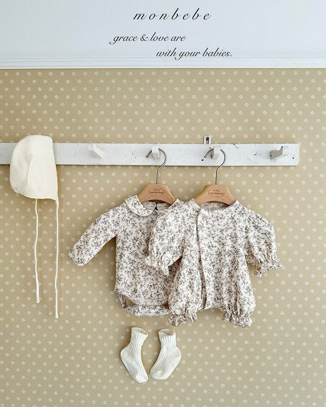 予約[monbebe]Glass flower glory suit