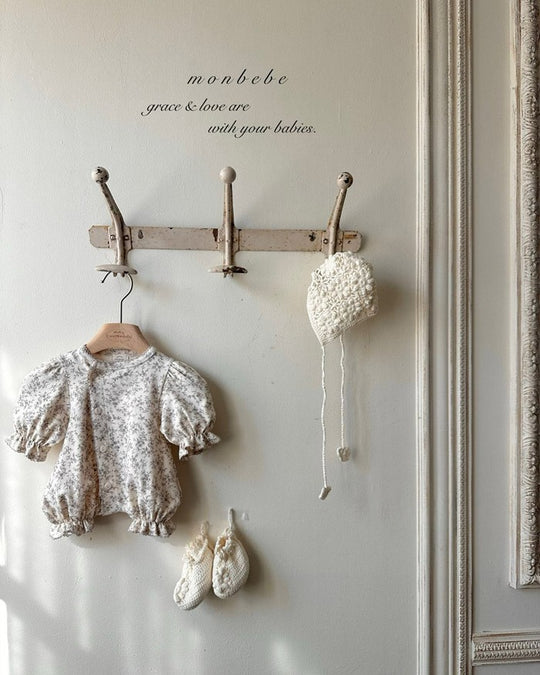 予約[monbebe]Glass flower glory suit