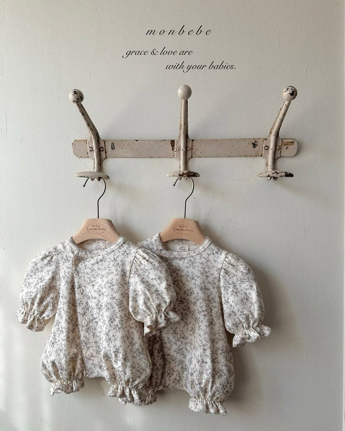 予約[monbebe]Glass flower glory suit