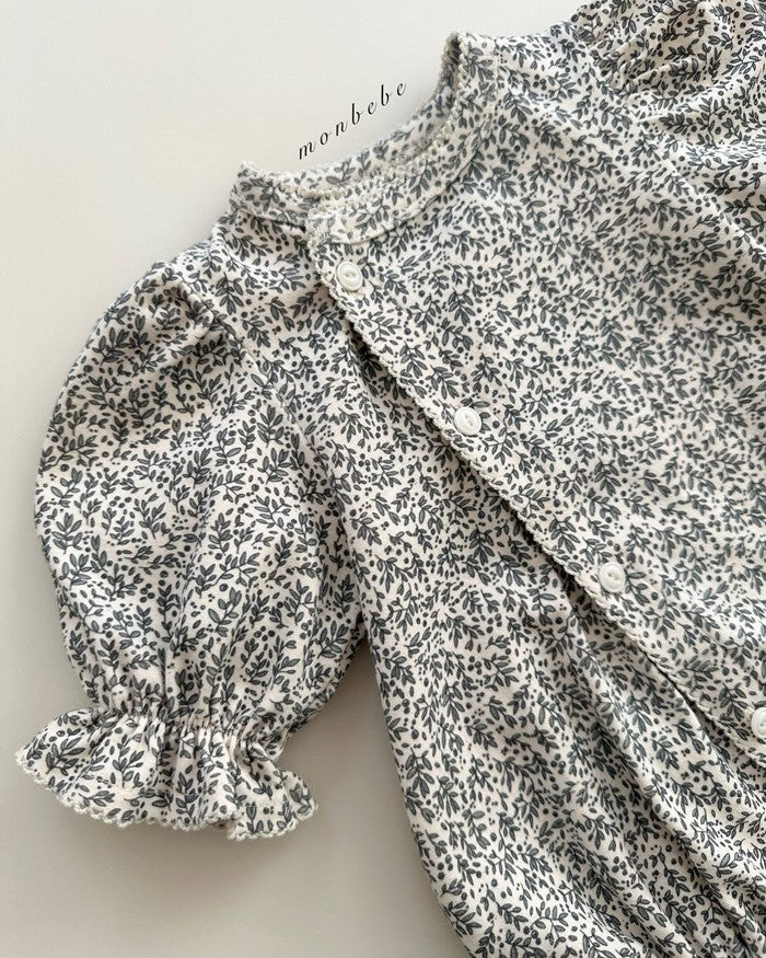 予約[monbebe]Glass flower glory suit