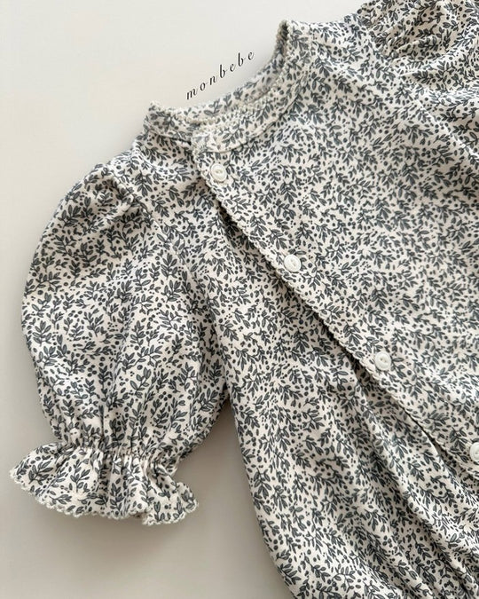 予約[monbebe]Glass flower glory suit