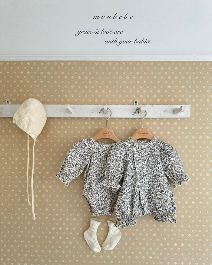 予約[monbebe]Glass flower glory suit