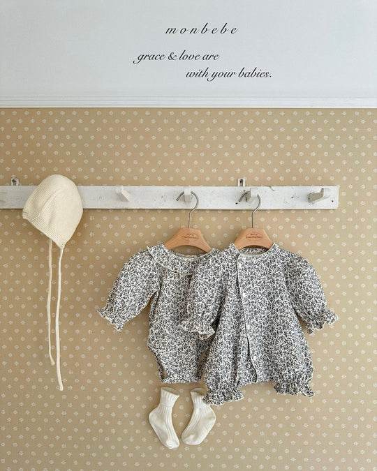 予約[monbebe]Glass flower glory suit