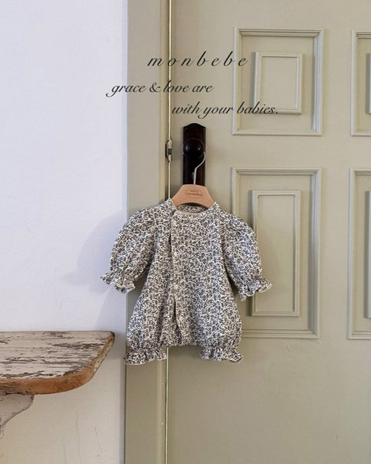 予約[monbebe]Glass flower glory suit
