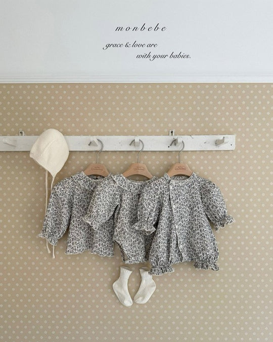 予約[monbebe]Glass flower glory suit