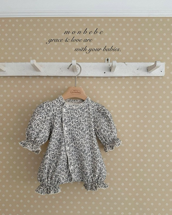 予約[monbebe]Glass flower glory suit