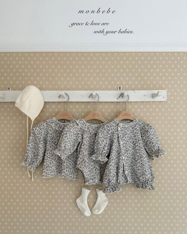 予約[monbebe]Puly leaf span suit