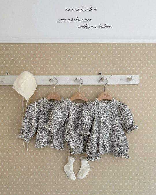 予約[monbebe]Puly leaf span suit