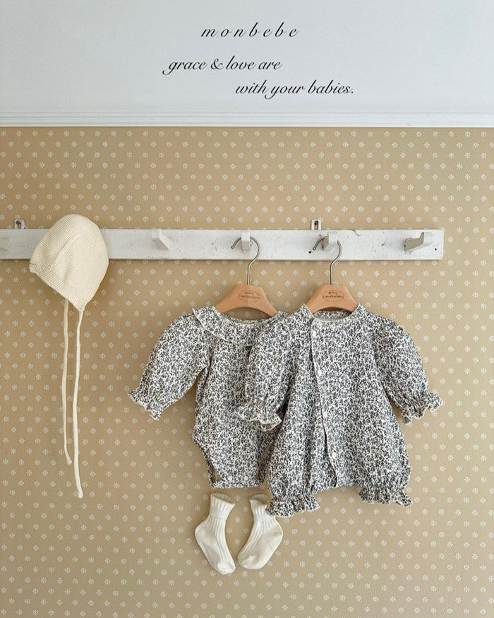 予約[monbebe]Puly leaf span suit