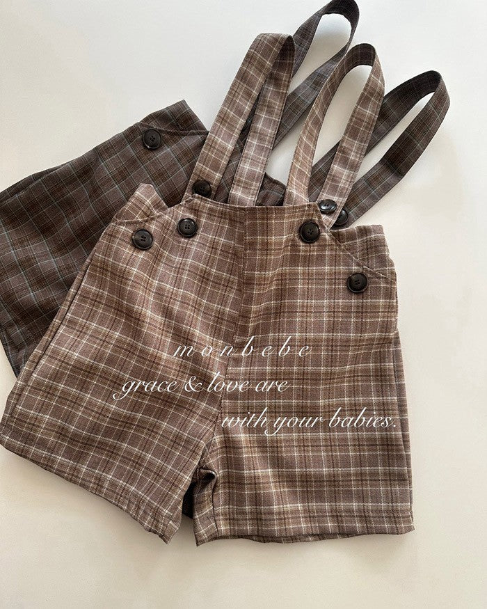 予約[monbebe]Roy suspender pants