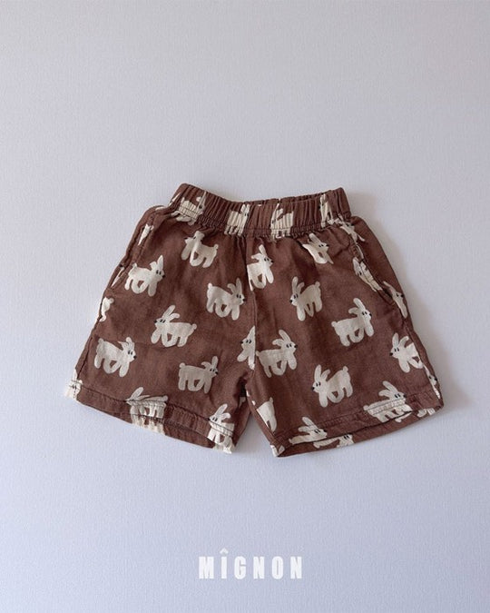 [MIGNON]バニーハーフパンツ