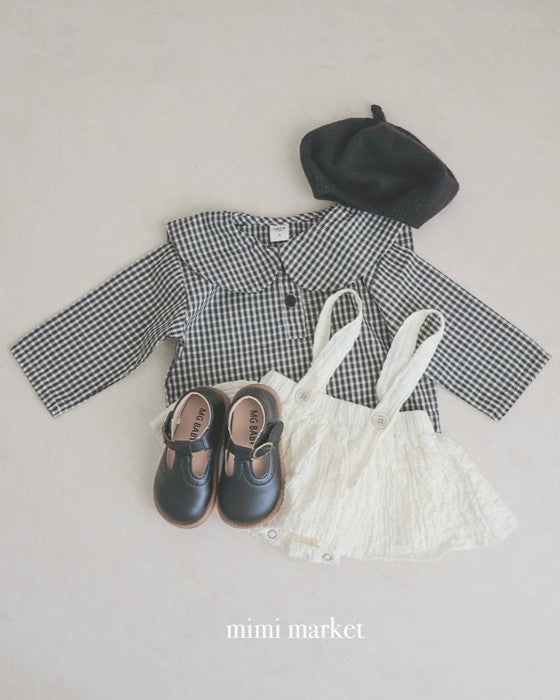 [mimimarket]チェックセーラーブラウス