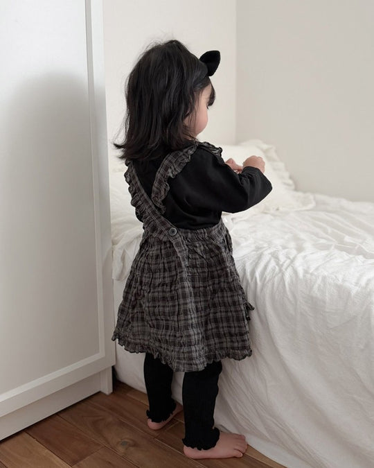 [mimimarket]チェックフリルワンピース