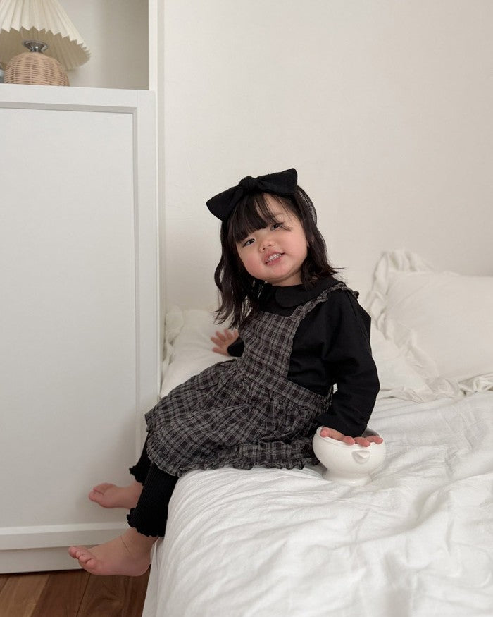 [mimimarket]チェックフリルワンピース