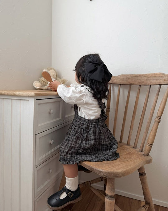 [mimimarket]チェックフリルワンピース