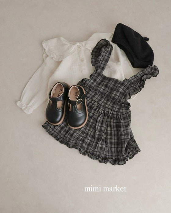 [mimimarket]チェックフリルワンピース