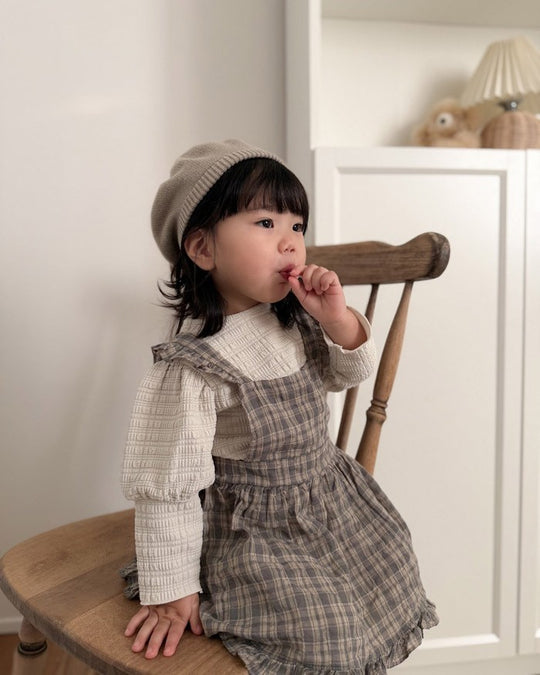 [mimimarket]チェックフリルワンピース