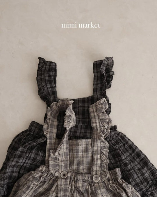 [mimimarket]チェックフリルワンピース