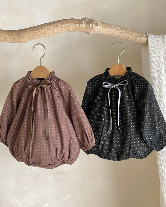 [monpetitbebe]モンド刺繍ロンパース