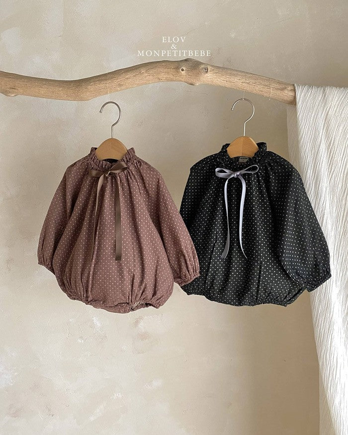 [monpetitbebe]モンド刺繍ロンパース