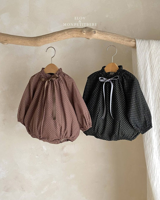 [monpetitbebe]モンド刺繍ロンパース