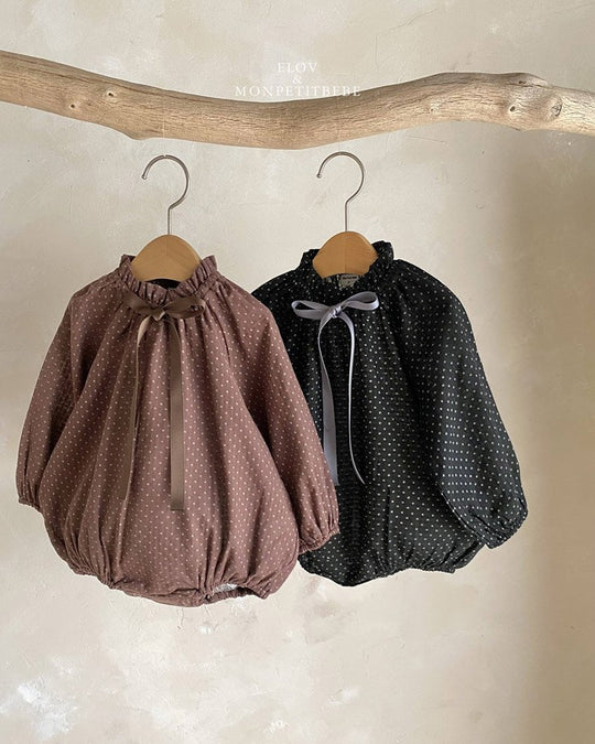 [monpetitbebe]モンド刺繍ロンパース