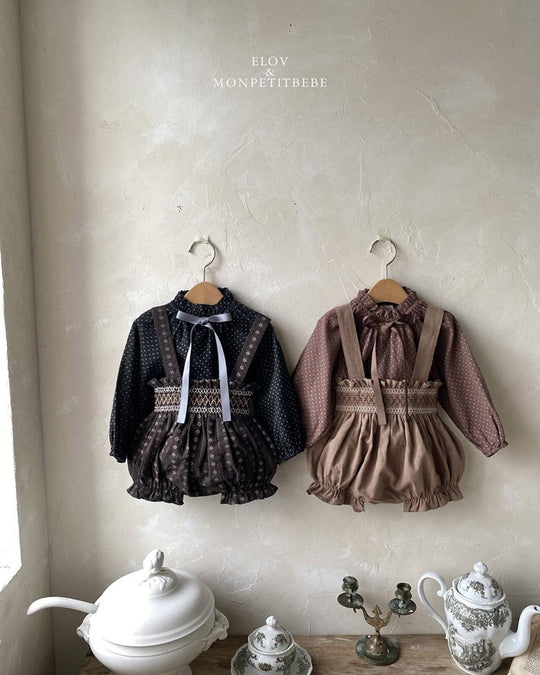 [monpetitbebe]モンド刺繍ブラウス