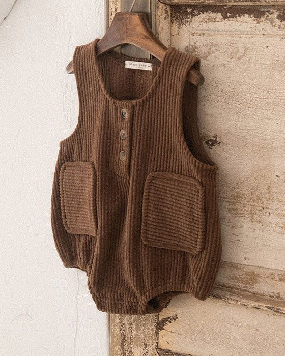 [anggo]コーデュロイオーバーオールロンパース