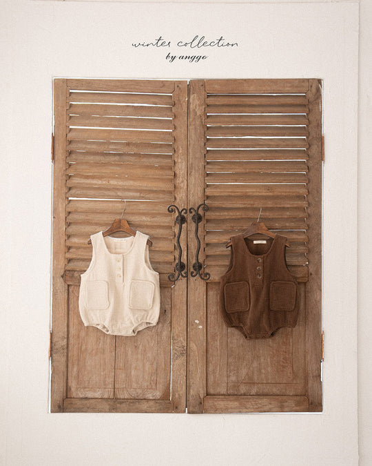 [anggo]コーデュロイオーバーオールロンパース