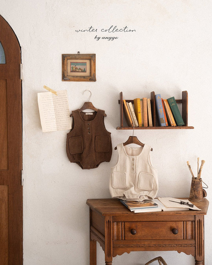 [anggo]コーデュロイオーバーオールロンパース