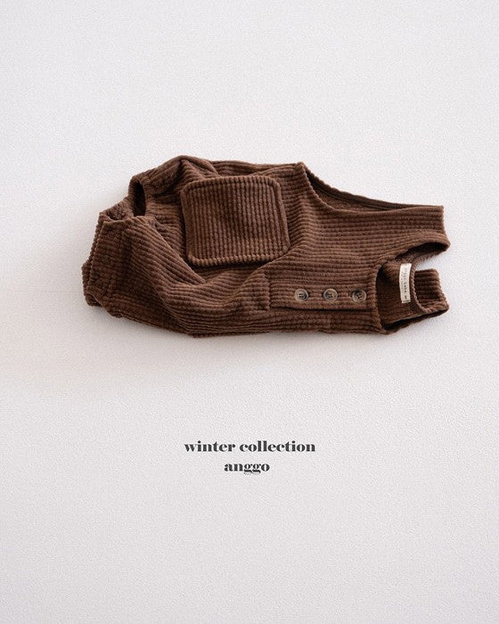 [anggo]コーデュロイオーバーオールロンパース