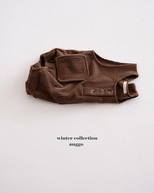 [anggo]コーデュロイオーバーオールロンパース