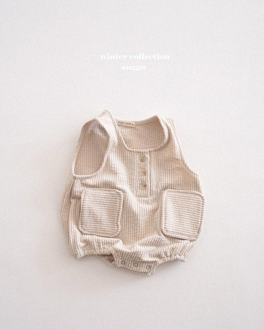 [anggo]コーデュロイオーバーオールロンパース