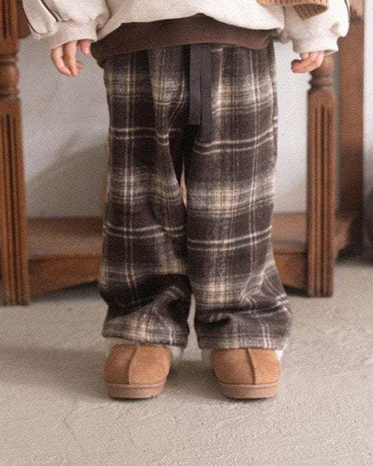 [anggo]フランネルチェックパンツ