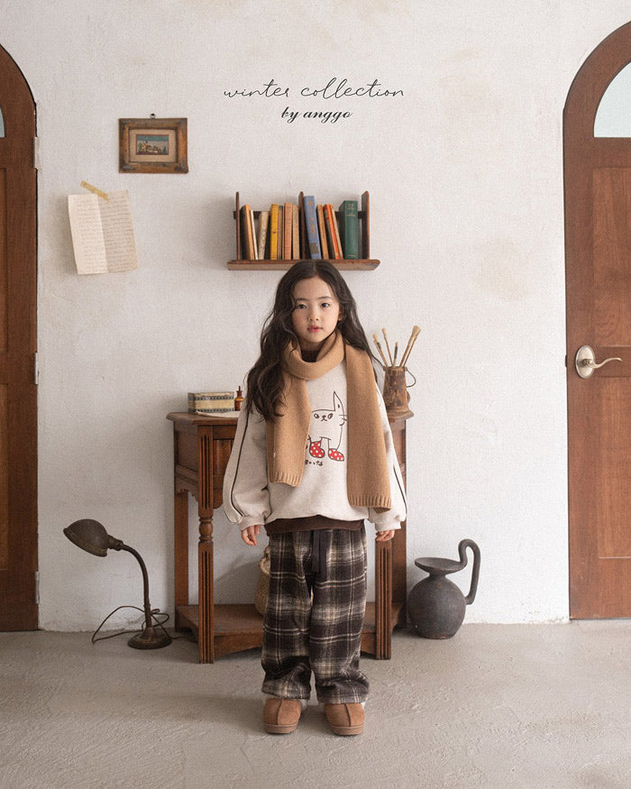 [anggo]フランネルチェックパンツ