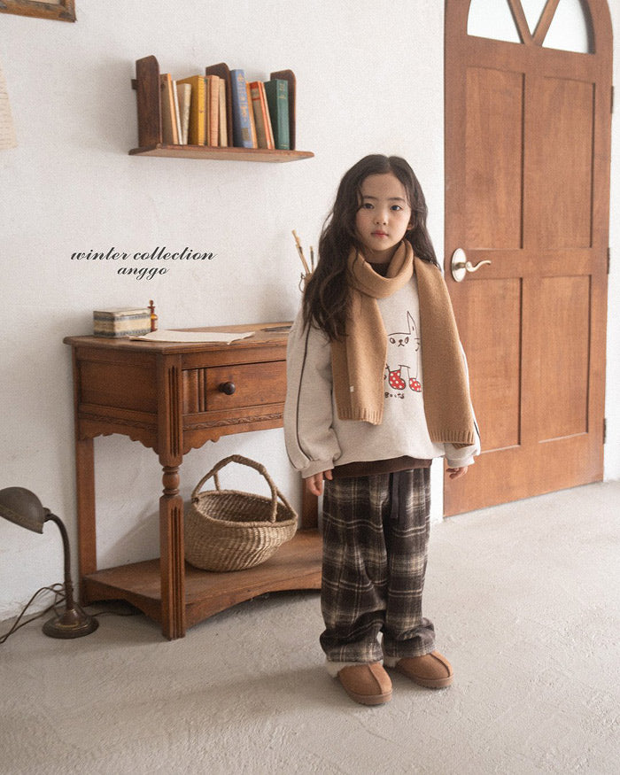 [anggo]フランネルチェックパンツ
