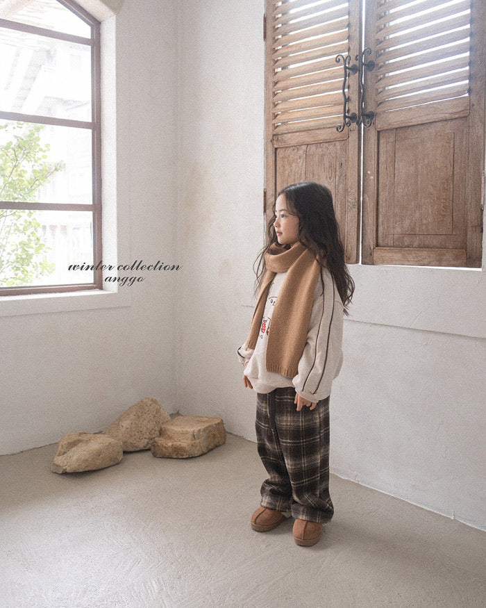 [anggo]フランネルチェックパンツ