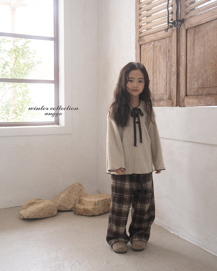 [anggo]フランネルチェックパンツ