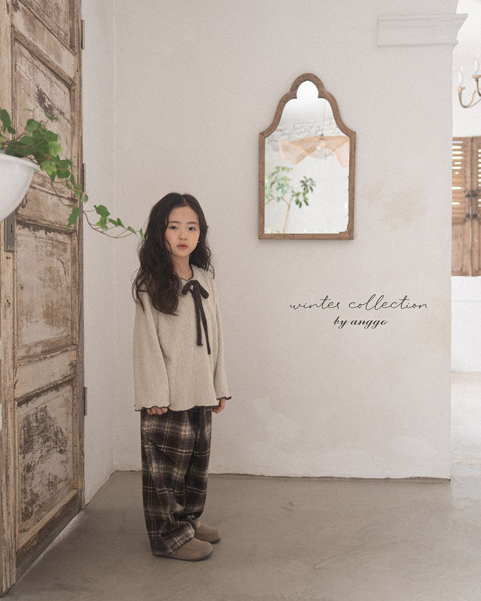 [anggo]フランネルチェックパンツ