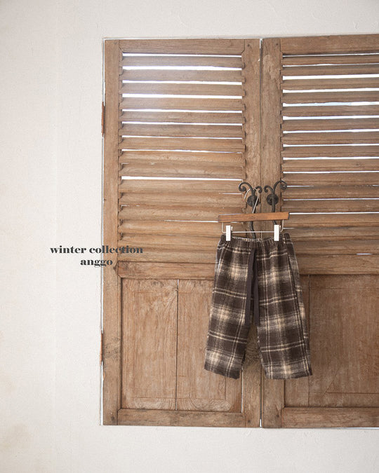 [anggo]フランネルチェックパンツ
