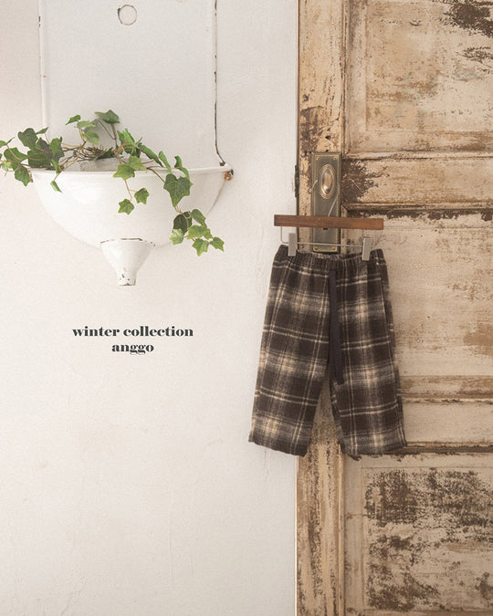 [anggo]フランネルチェックパンツ