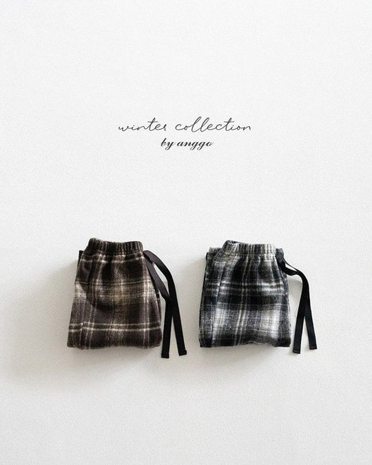 [anggo]フランネルチェックパンツ