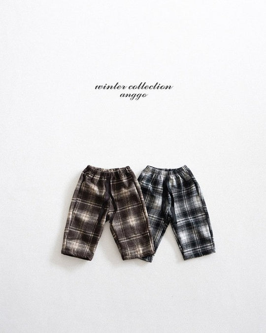 [anggo]フランネルチェックパンツ