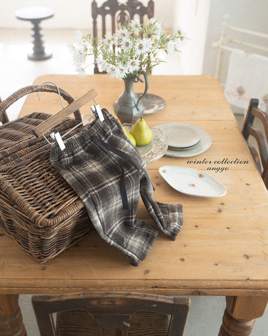 [anggo]フランネルチェックパンツ