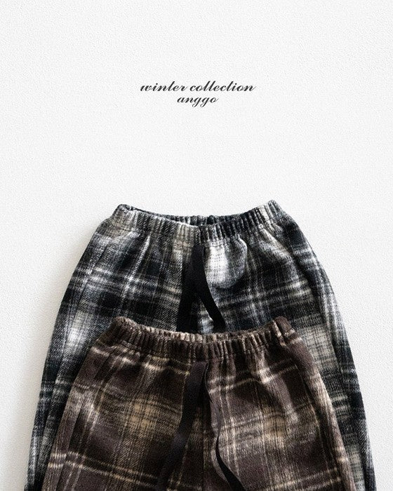 [anggo]フランネルチェックパンツ