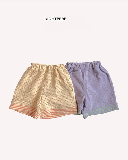 [NIGHT BEBE]ドットショートパンツ