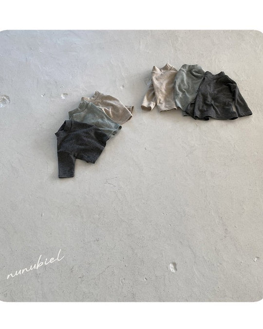 [nunu biel]bland裏起毛モックネック