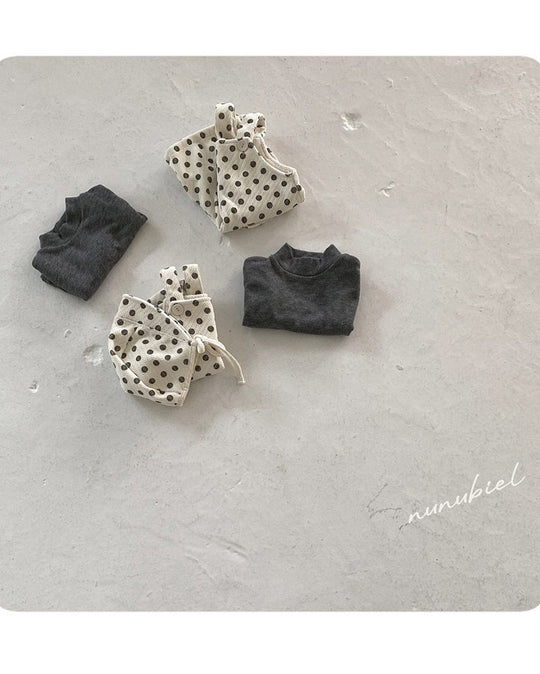 [nunu biel]bland裏起毛モックネック