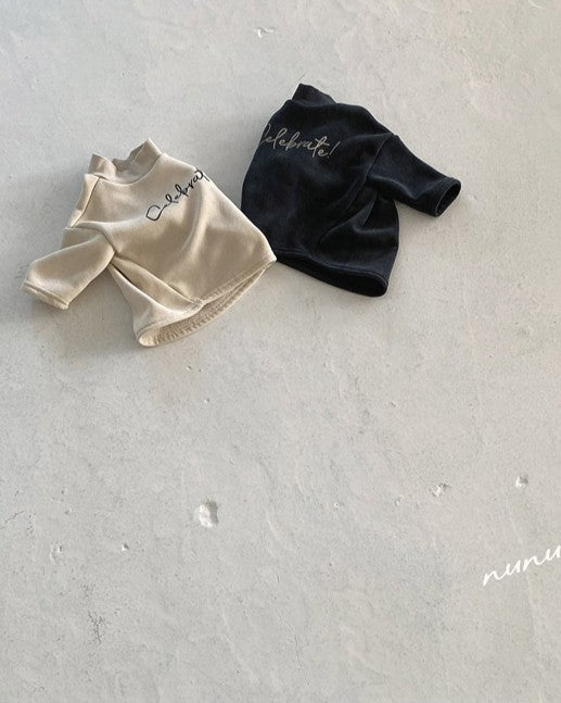 [nunu biel]plum裏起毛カットソー